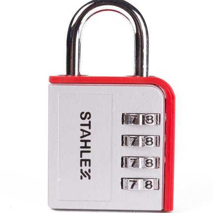 Stahlex Cijferhangslot – 47 mm – Aluminium – 4-Cijferige Combinatie