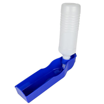 Benson Hondendrinkfles - 500 ml - Lichtgewicht - Rood/Blauw