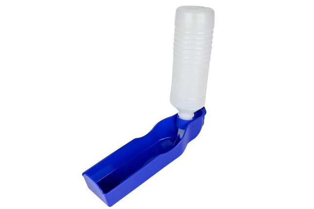 Benson Hondendrinkfles - 500 ml - Lichtgewicht - Rood/Blauw