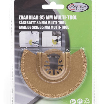 Hofftech Multitool Zaagblad - Carbide Gecoat - Ø 85 mm - Halfrond