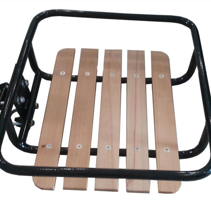 Benson Stalen Fietsvoordrager - Houten Steun - 24 t/m 28 inch - Max. 25 kg - Zwart