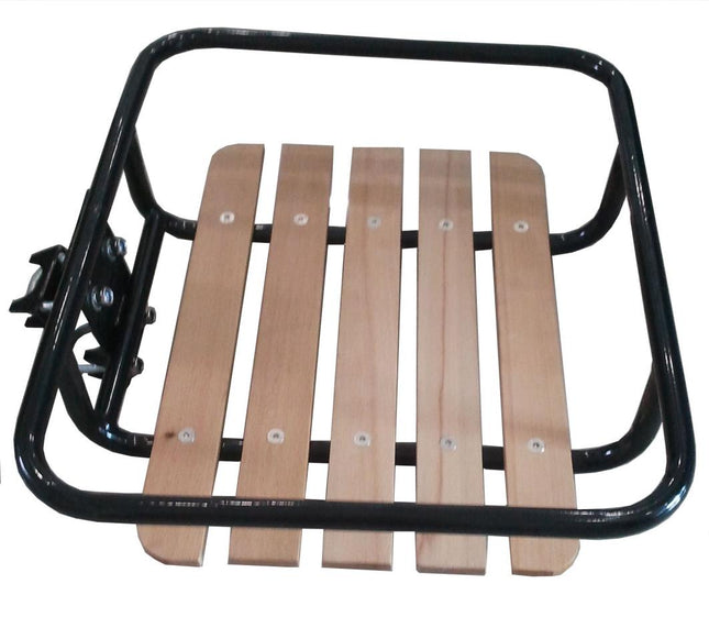 Benson Stalen Fietsvoordrager - Houten Steun - 24 t/m 28 inch - Max. 25 kg - Zwart