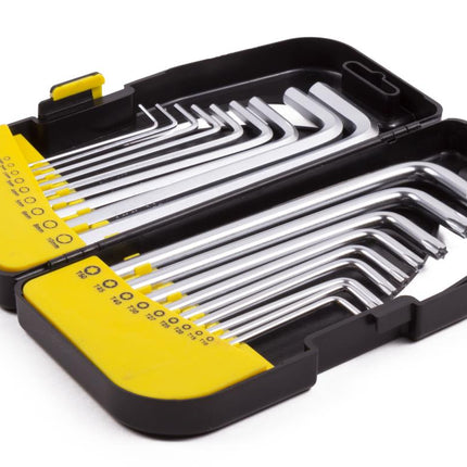 Benson Inbus- en Torx Sleutelset - 18-delig - Lange uitvoering - In Koffer