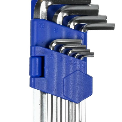Benson Inbussleutelset Profi - 9-delig - Korte Uitvoering - 1.5 t/m 10 mm