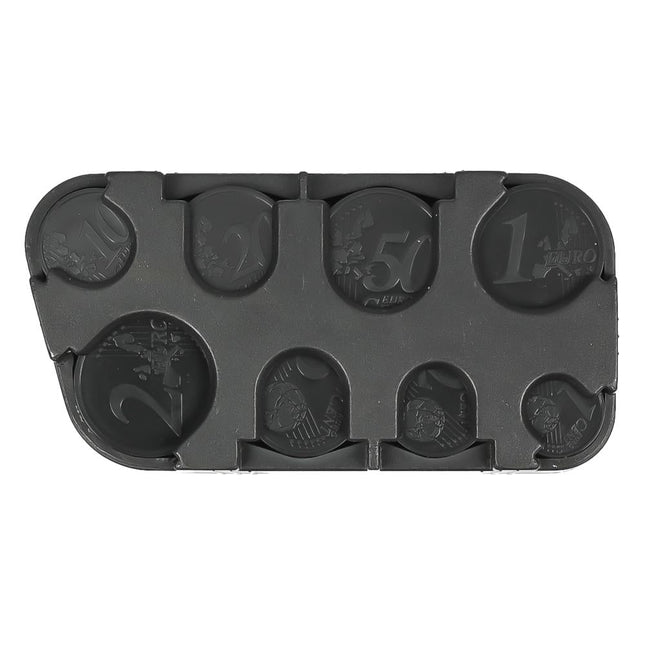 Benson Euromunt Houder - Compacte Munt Dispenser - Zwart - 10 x 5,2 cm