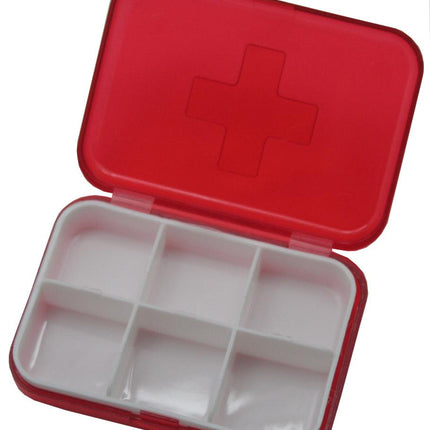 Benson Pillendoos Mini – Compact Zakformaat – 8,8 x 6,5 cm – Transparant