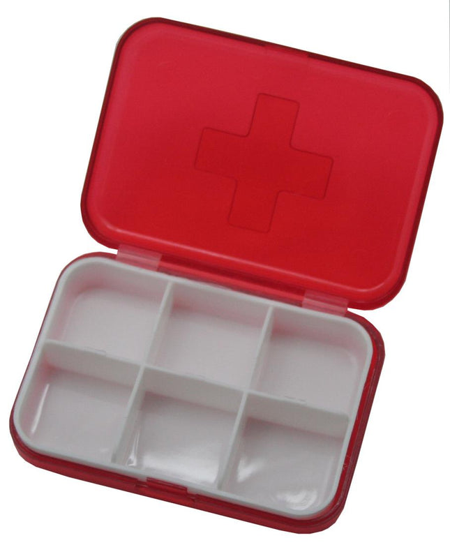 Benson Pillendoos Mini – Compact Zakformaat – 8,8 x 6,5 cm – Transparant
