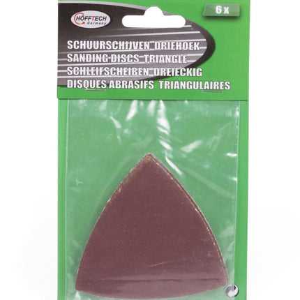 Hofftech Multitool Schuurpapier – 80 mm – 6-delig – Mixset K60/120/240