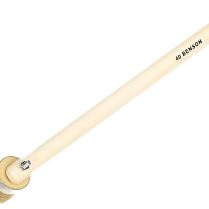 Benson Bokkepoot Kwast Maat 10 (40 mm) - Houten Steel - Stevige Haren