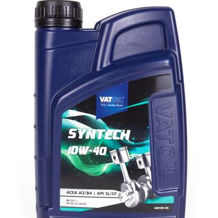 Vatoil SynTech 10W-40 Motorolie - 1 Liter - Benzine, Diesel & LPG