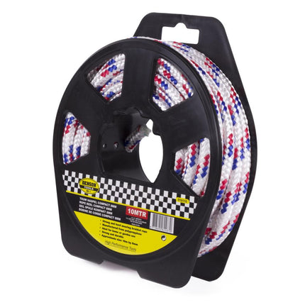 Benson Nylon Touw op Haspel 8 mm x 10 Meter - Weerbestendig