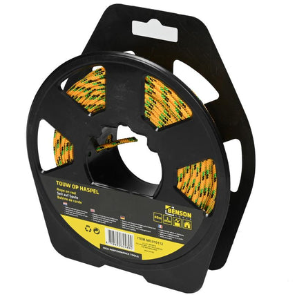 Benson Nylon Touw op Haspel 3 mm x 40 Meter - Weerbestendig