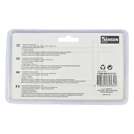 Benson Diamant Slijpsteen - 6" (150 mm) - Grof - Universeel