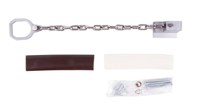 Benson Deurketting met Ring - 20 cm - Verzinkt - Montage zonder boren