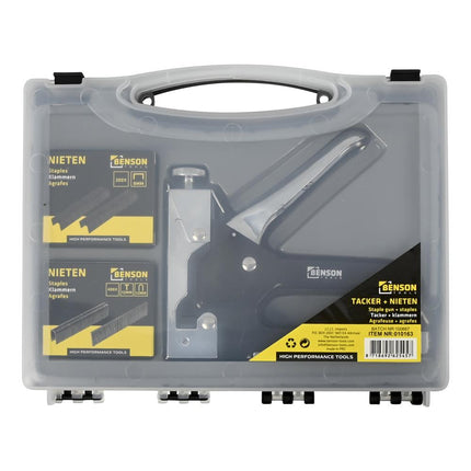 Benson Handtacker Set - 601-delig - Inclusief 3 Soorten Nieten & Opbergkoffer