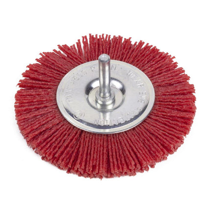 Benson Nylon Schijfborstel – Ø 100 mm – Rood (Grof/Agressief)