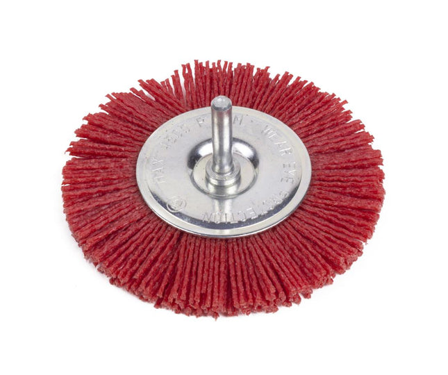 Benson Nylon Schijfborstel – Ø 100 mm – Rood (Grof/Agressief)