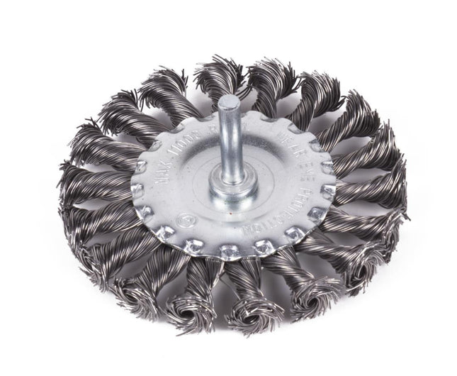 Benson Stiftborstel / Wielborstel – Ø 100 mm – Getordeerd Staaldraad