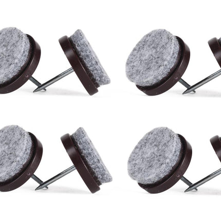 Benson Antikrasvilt met Nagel - Ø 24 mm - 8 stuks - Voor houten meubels