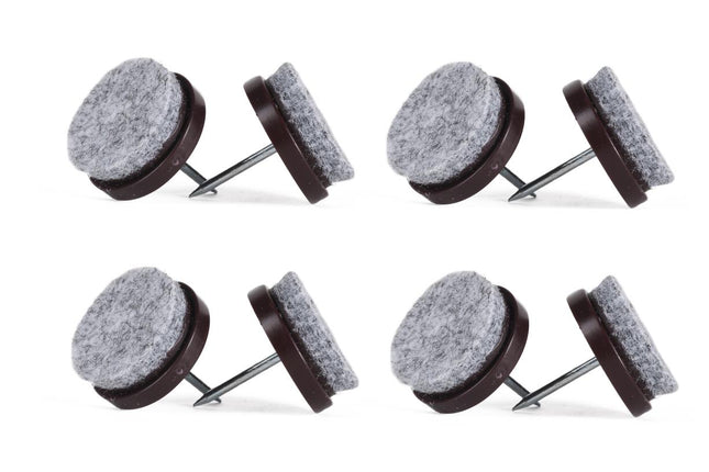 Benson Antikrasvilt met Nagel - Ø 24 mm - 8 stuks - Voor houten meubels