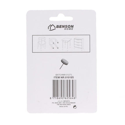Benson Antikrasvilt met Nagel - Ø 24 mm - 8 stuks - Voor houten meubels