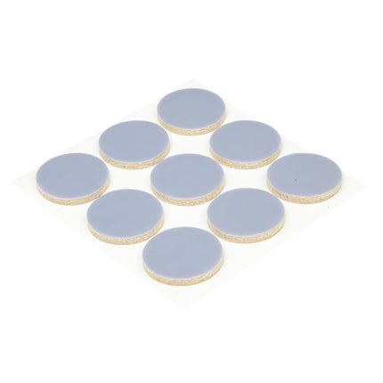 Benson Antikrasvilt PE / Rubber Set - Ø 25 mm - Zwart - 18 stuks