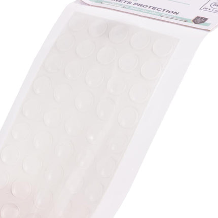 Benson Transparante Stootdoppen - Siliconen - Ø 8 x 1.5 mm - 50 stuks