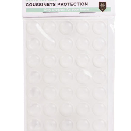 Benson Transparante Stootdoppen – Ø 10 x 3,0 mm – Zelfklevend – 50 stuks