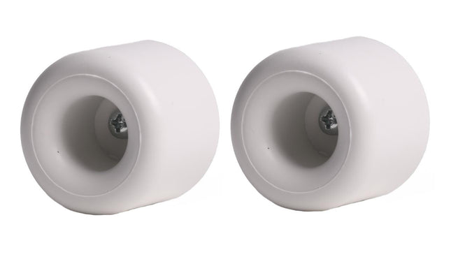 Benson Deurstopper Wandmontage – Wit Rubber – Ø 40 mm – 2 stuks – Inclusief Bevestiging