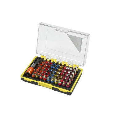 Hofftech Professionele Bitset - 61-delig - Quick-Release Houder - S2 Staal Kwaliteit