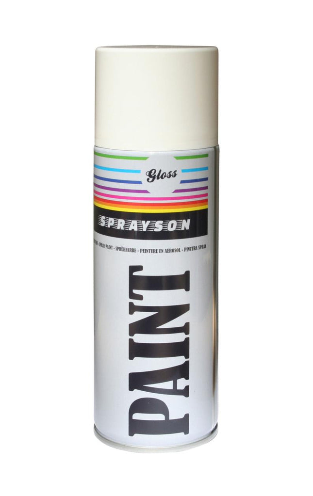 Sprayson Hoogglans Spuitlak RAL 9010 - 400 ml - Professionele Witte Afwerking