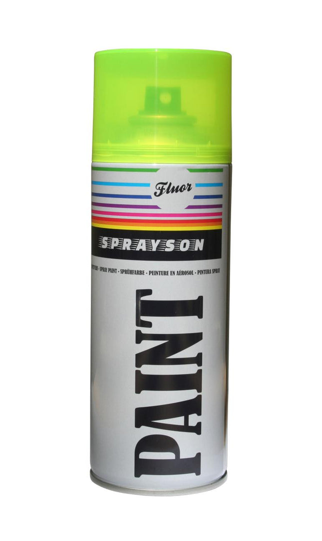 Sprayson Fluor Gele Spuitlak - 400 ml - Hoge Zichtbaarheid en Afwerking