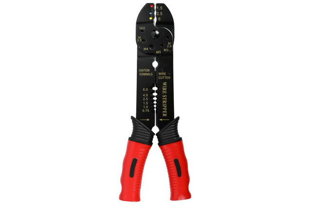 Benson Universele Krimptang - 20 cm - Knippen, Strippen en Krimpen