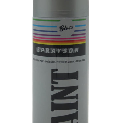 Sprayson Zilveren Spuitlak - 400 ml - Sneldrogend - Voor Diverse Ondergronden