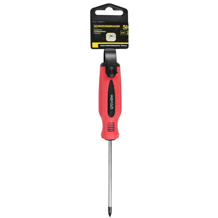 Benson Pozi Schroevendraaier - PZ1 x 100 mm - Chroom-Vanadium - Rood/Zwart