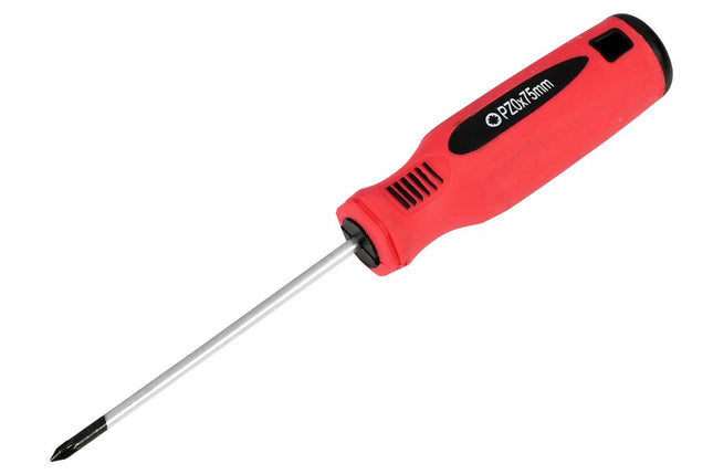 Benson Pozi Schroevendraaier - PZ0 x 75 mm - Cr-V - Rood/Zwart
