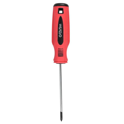 Benson Pozi Schroevendraaier - PZ0 x 75 mm - Cr-V - Rood/Zwart