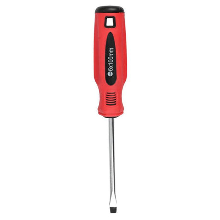 Benson Platte Schroevendraaier - 6 x 100 mm - Cr-V - Oranje/Zwart