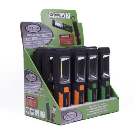 Hofftech Multifunctionele LED Looplamp - COB - Magneet & Ophanghaak