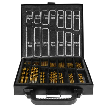 Benson HSS Borenset - 101-delig - Titanium Gecoat - 1.5 t/m 10 mm - Inclusief Koffer