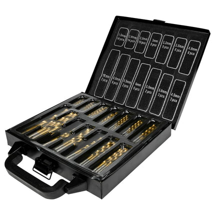 Benson HSS Borenset - 101-delig - Titanium Gecoat - 1.5 t/m 10 mm - Inclusief Koffer