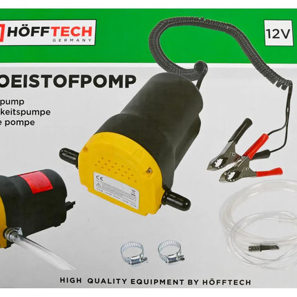 Hofftech Vloeistofpomp 12V - Olie & Diesel - 3 Liter/min - Compleet