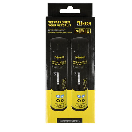Benson Vetpatronen voor Mini Vetspuit – 2 stuks – 85 gram