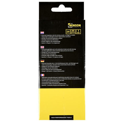 Benson Vetpatronen voor Mini Vetspuit – 2 stuks – 85 gram