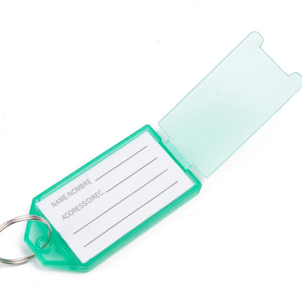 Benson Sleutellabels Easy Click - 8 Stuks - Assorti Kleuren
