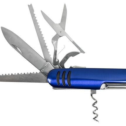 Benson Multifunctioneel Zakmes - 11 Functies - RVS & Aluminium