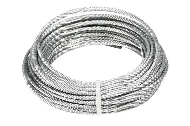 Benson Staalkabel - 3 mm diameter - 15 meter - 300 kg treksterkte