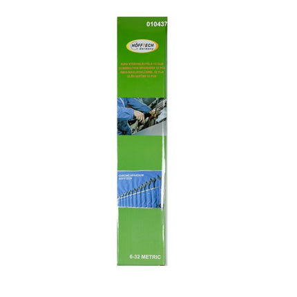 Hofftech Ring-steeksleutelset - 12-delig - 6 t/m 32 mm - Blauwe Gripcoating