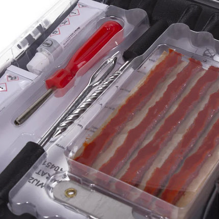 Benson Bandenreparatieset XL – 28-delig – Inclusief 20 Veters – Met Robuuste Meeneemkoffer