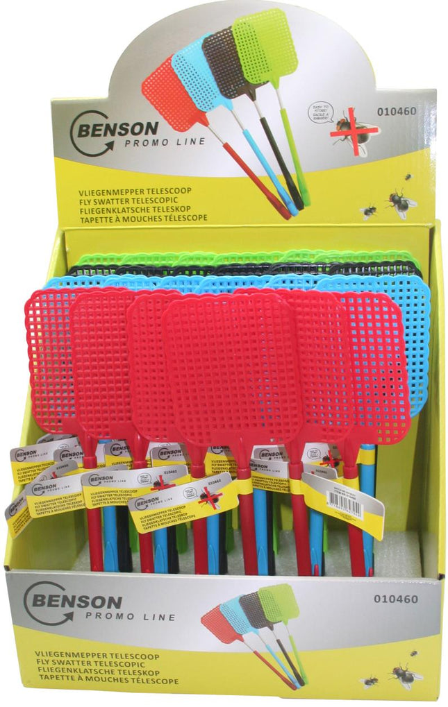 Benson Telescopische Vliegenmepper - Uitschuifbaar tot 47,5 cm